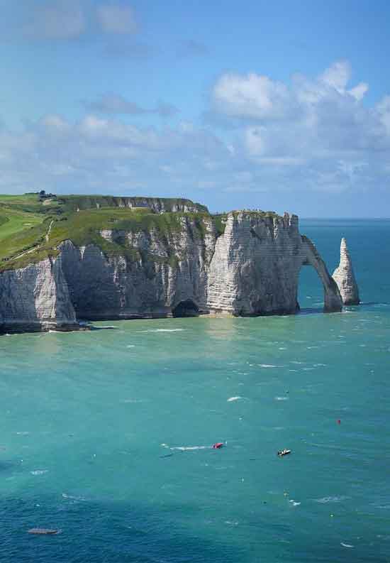 Falaises d'Etretat en Normandie