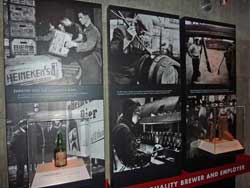 Photos qui racontent l'histoire de la brasserie Heineken