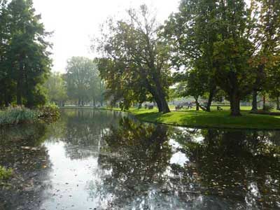 Lac à l'intérieur du Vondelpark