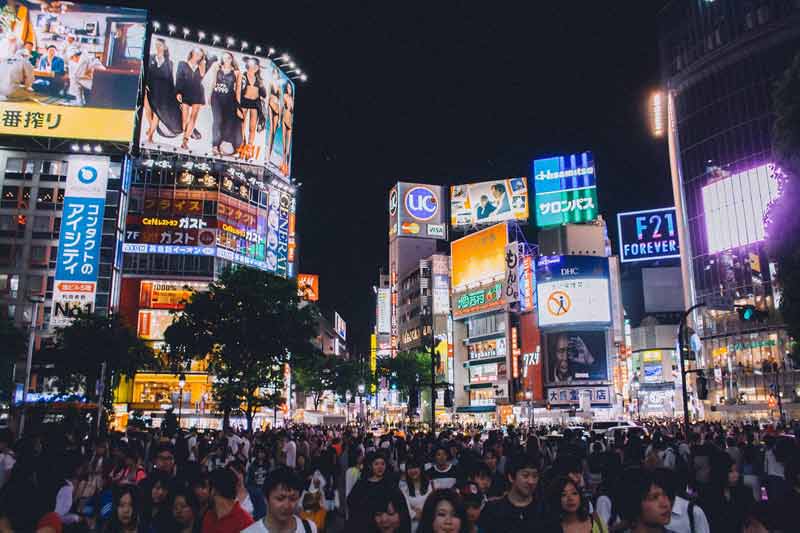 carrefour de Shibuya ou Shibuya Crossing à Tokyo