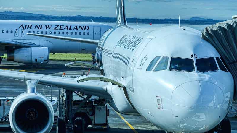 Avion de la Air New Zealand, élue meilleure compagnie aérienne du monde lors des Airline Excellence Awards