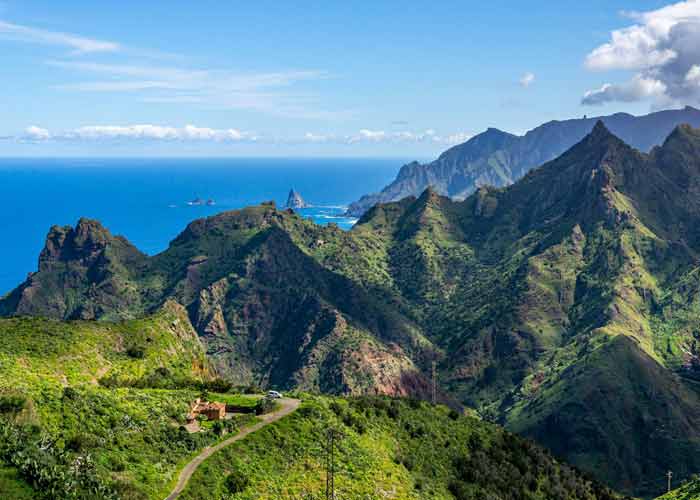 Massif du Parc rural d'Anaga, � Tenerife, dans les �les Canaries