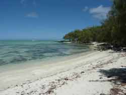 Plage de l'île aux cerfs, île Maurice