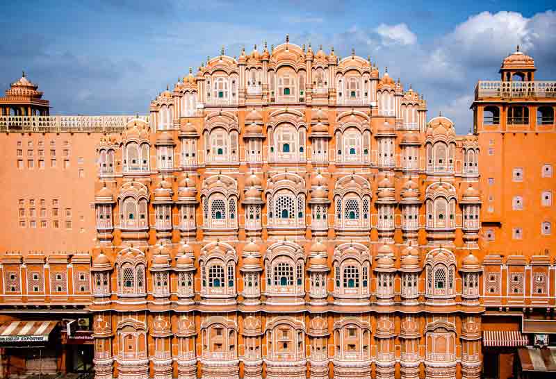 Palais des Vents en Inde situé à 300 kilomètres de Delhi