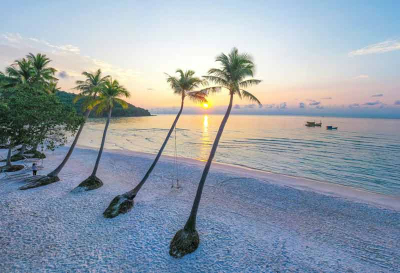 Plage sur l’île de Phú Quốc au Vietnam