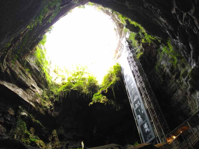 gouffre de Padirac vu de l'intérieur