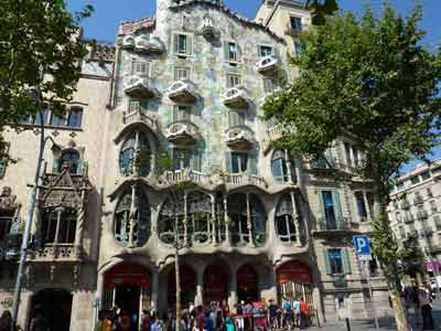 Façade de la casa Batlló