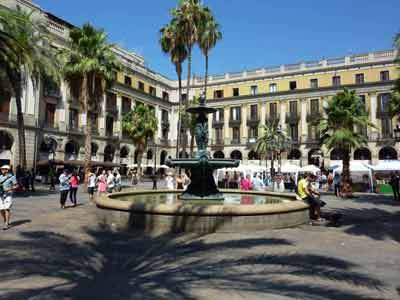 Fontaine de la plaça Reial