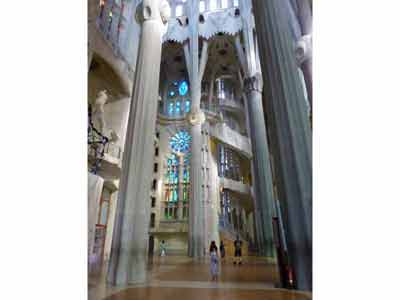 Intérieur de la Sagrada Familia