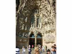 Entrée de la Sagrada Familia