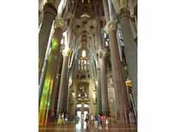 Intérieur de la Sagrada Familia