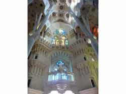 Intérieur de la Sagrada Familia