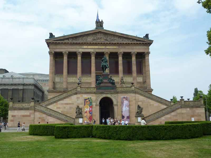 Bâtiment de l'ancienne galerie nationale (Alte Nationalgalerie) de Berlin