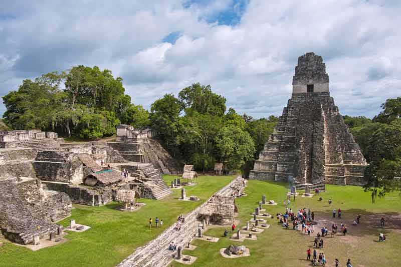 Temple I de Tikal au Guatemala