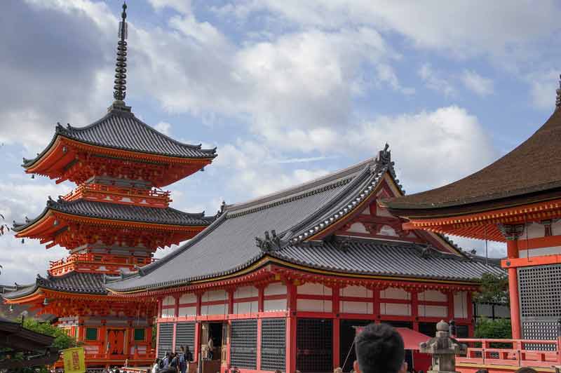 Temple shintô à Kyoto (Japon)