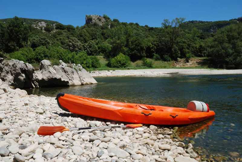 bivouac en canoë Ardèche