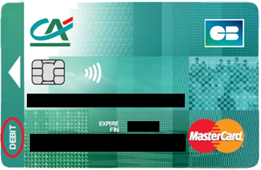 carte bancaire Crédit Agricole