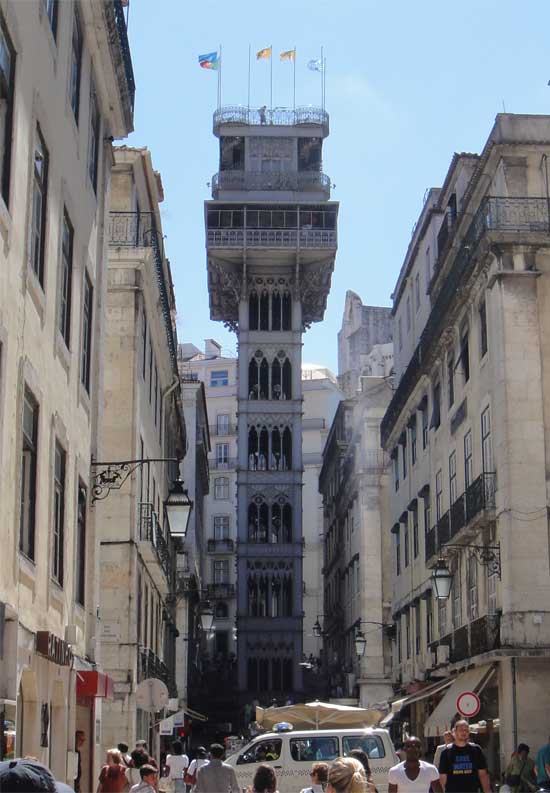 Elevador de Santa Justa, Lisbonne