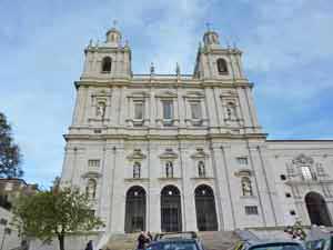 Façade du monastère Saint-Vincent hors-les-murs (Mosteiro de São Vicente de Fora), Lisbonne