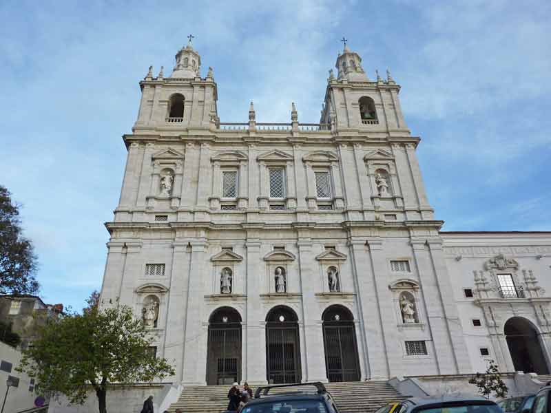 Faade du monastre de Saint-Vincent hors-les-murs (mosteiro de So Vicente de Fora), Lisbonne