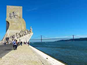 Monument des Découvertes (Padrão dos Descobrimentos) dans le quartier de Belém à Lisbonne