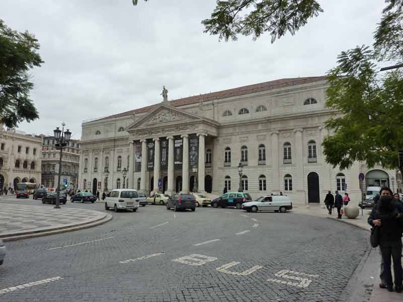 Théâtre National Dona Maria II, Praça Dom Pedro IV, Lisbonne