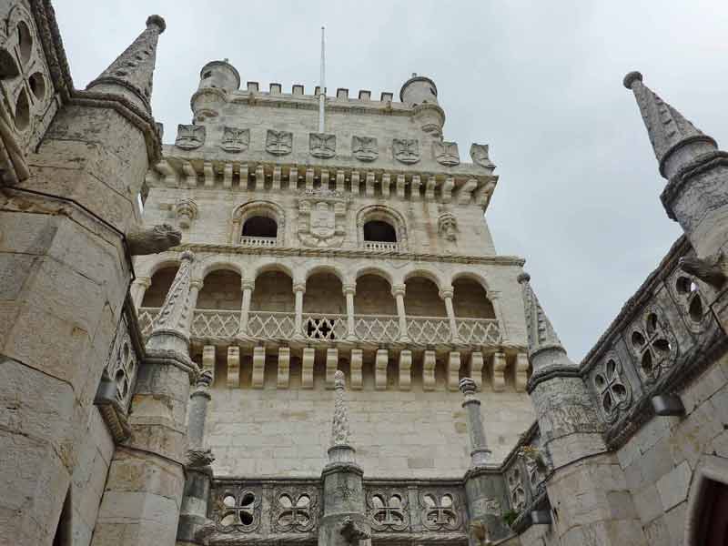 Décoration de style manuélin de la tour de Belém, Lisbonne