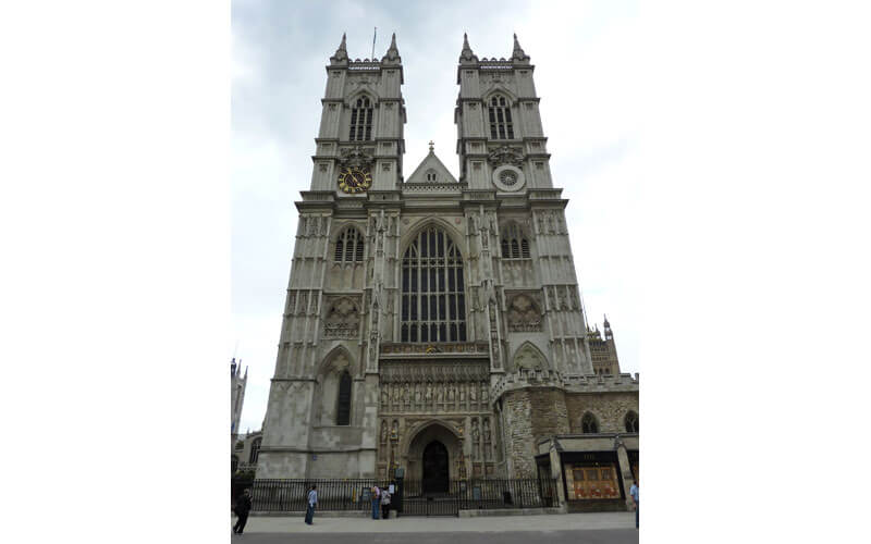 Tours du portail ouest de l'abbaye de Westminster