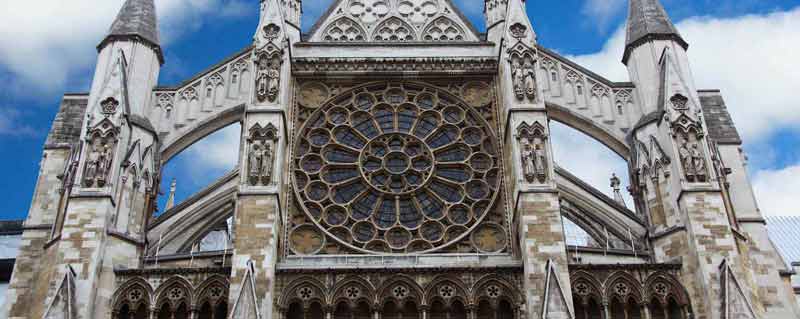 Faade de l'abbaye de Westminster