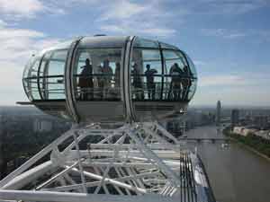 Nacelle du London Eye, Londres