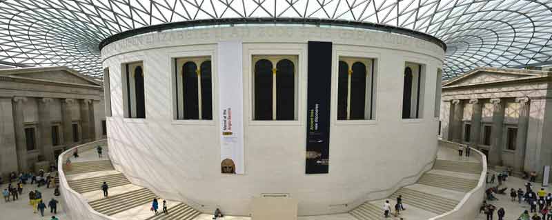 Le toit en verre du British museum