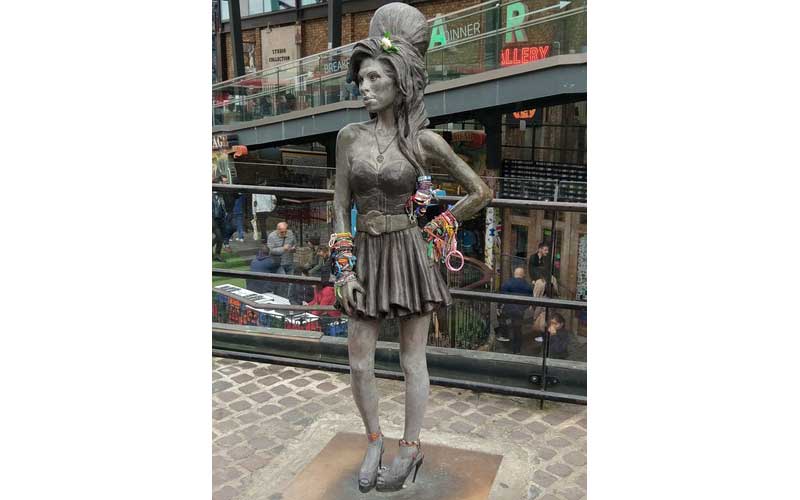 Statue d'Amy Winehouse au Stables Market