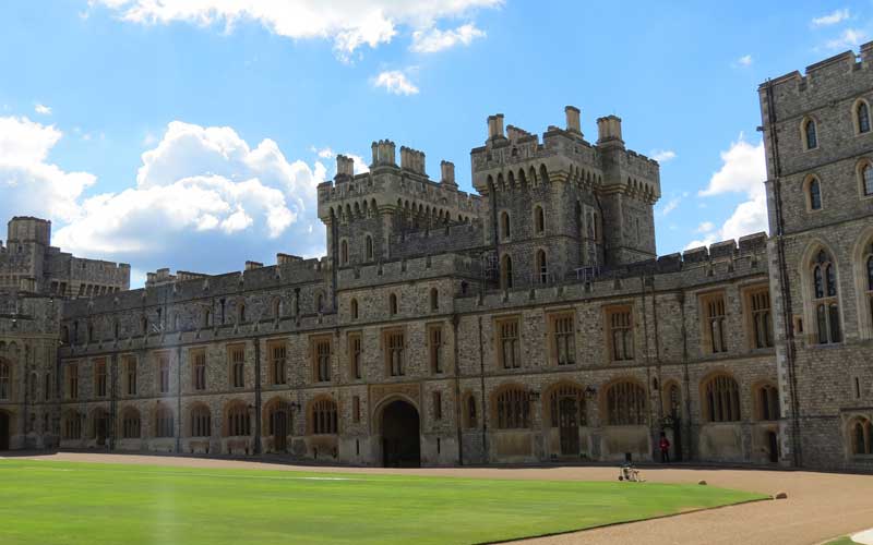 Cour du château de Windsor