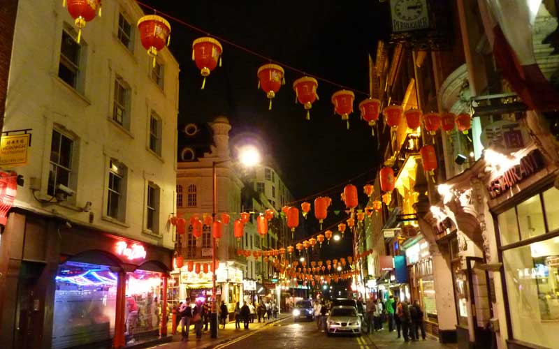 Chinatown by night