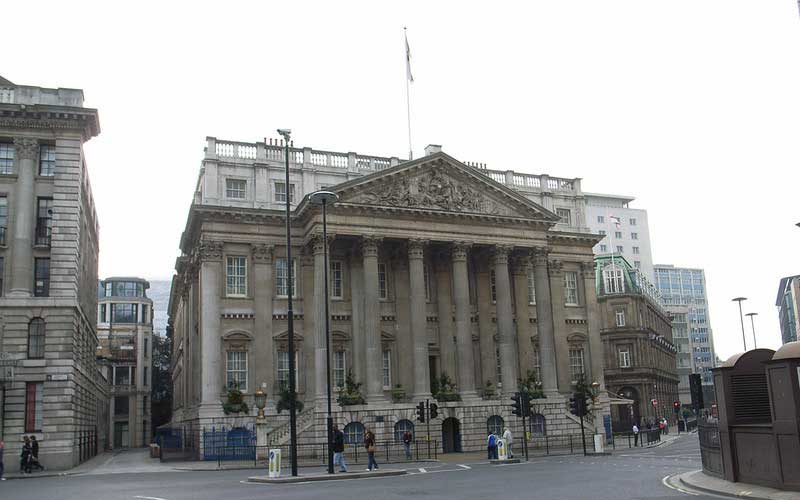 Mansion House, résidence officielle du maire de la Cité de Londres