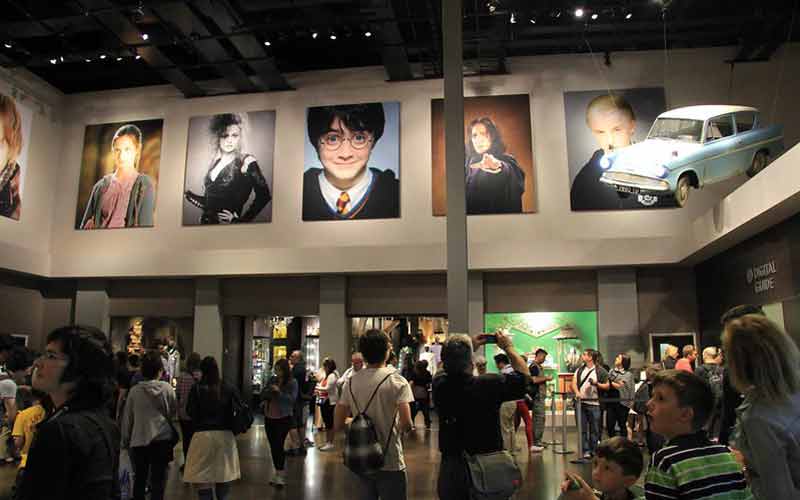 Hall d'entrée des studios Harry Potter