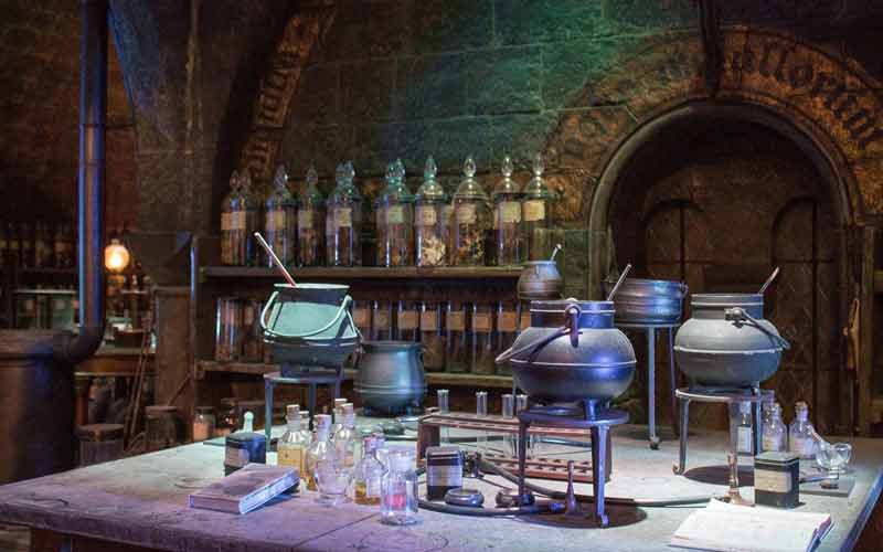 Salle des potions magiques
