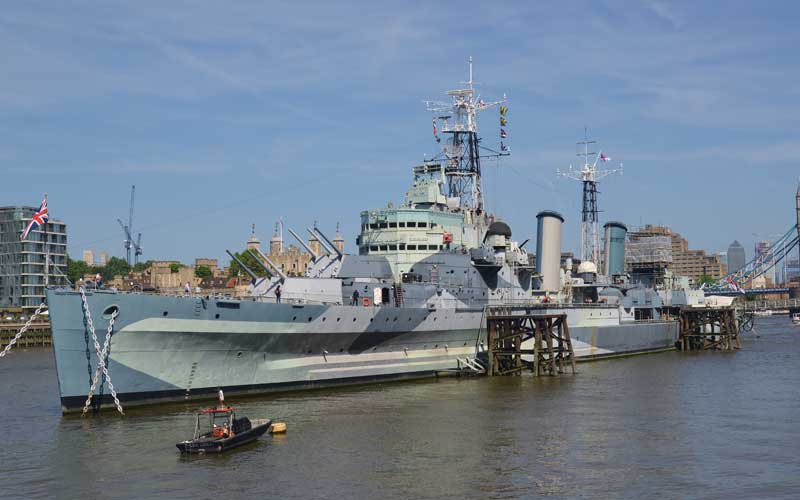 HMS Belfast, croiseur léger de la Royal Navy