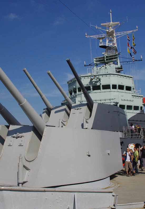 Le HMS Belfast est un croiseur lger de la Royal Navy.