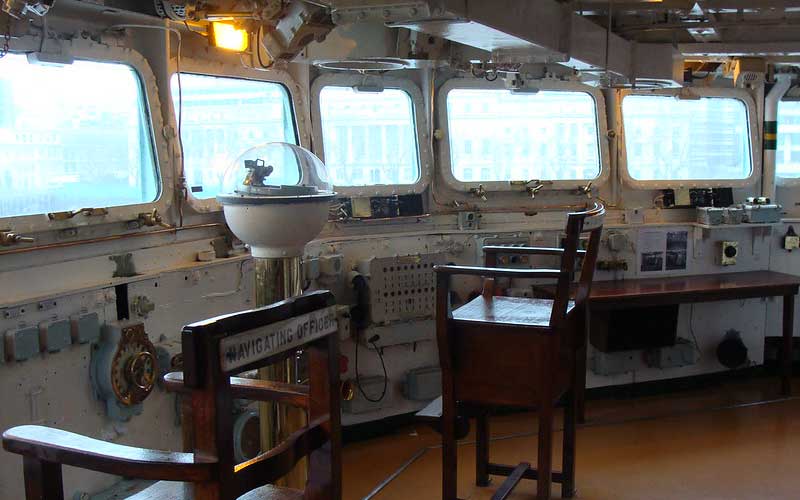 Salle de commandes du HMS Belfast