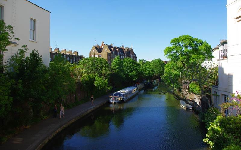 Vue sur le Regent's canal