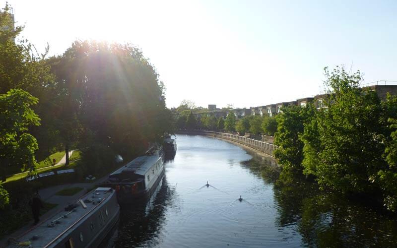 Vue sur Rembrandt Gardens Little Venice