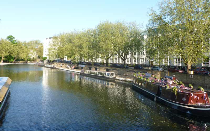 Bassin triangulaire de Little Venice