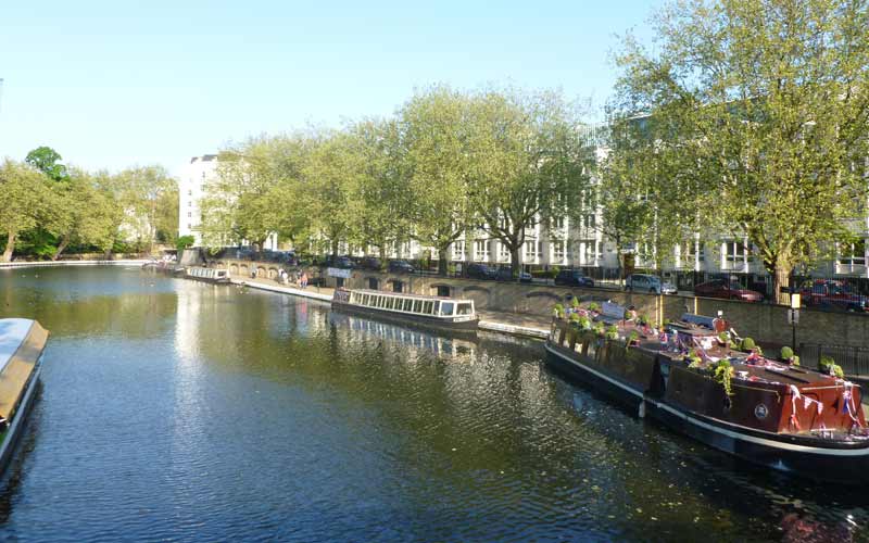 Bassin triangulaire de Little Venice