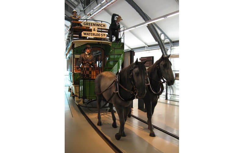 Tramway hippomobile très utilisé à la fin du 19ème siècle