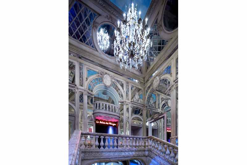 Grand escalier, musée Grévin, Paris (France)