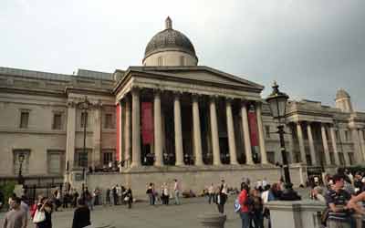 Façade de la National Gallery