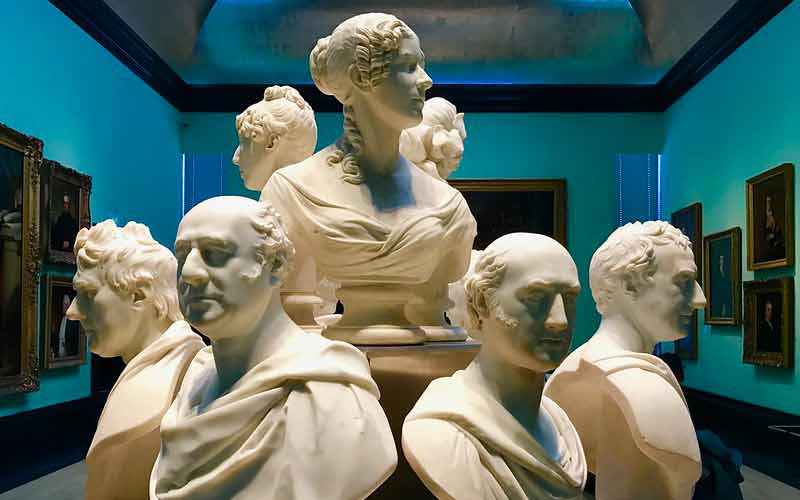 Quelques sculptures exposées à la NPG