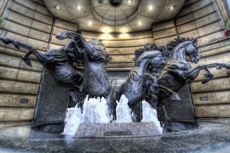 Fontaine the Horses of Helios, Piccadilly Circus, Londres