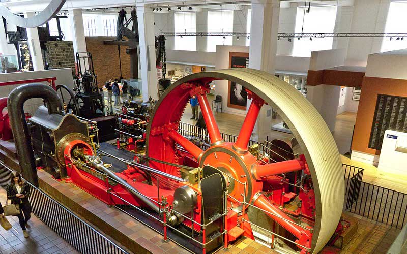Machine à vapeur au musée de la science de Londres